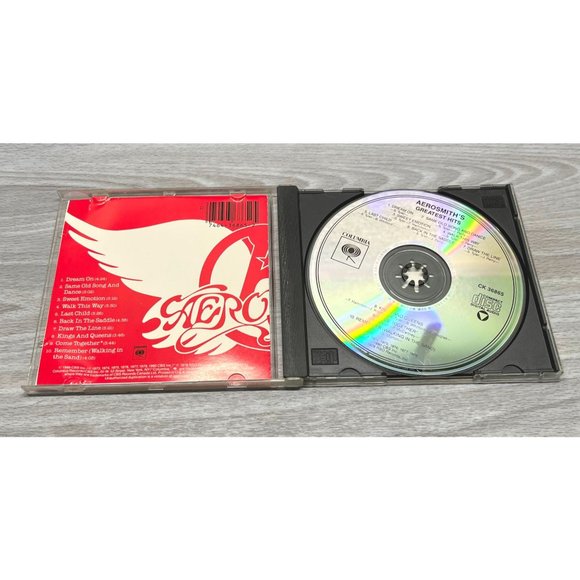 Aerosmith Greatest Hits Rock CD Columbia Digital CK 36865 1986 - Picture 3 of 5